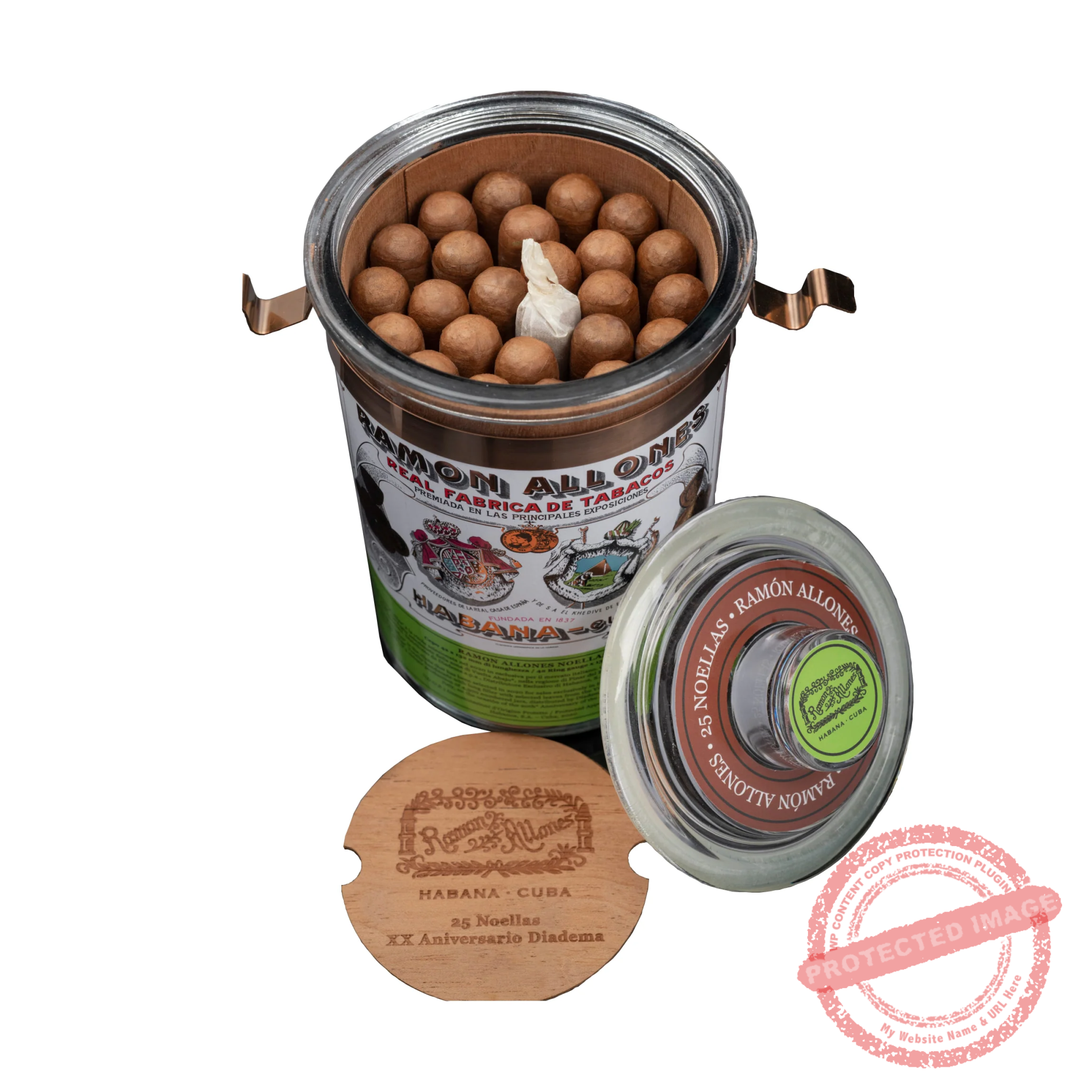 Ramon Allones Noellas Cigar Jar (ex. italia 2020) Ramon Allones Noellas Cigar Jar (ex. italia 2020)