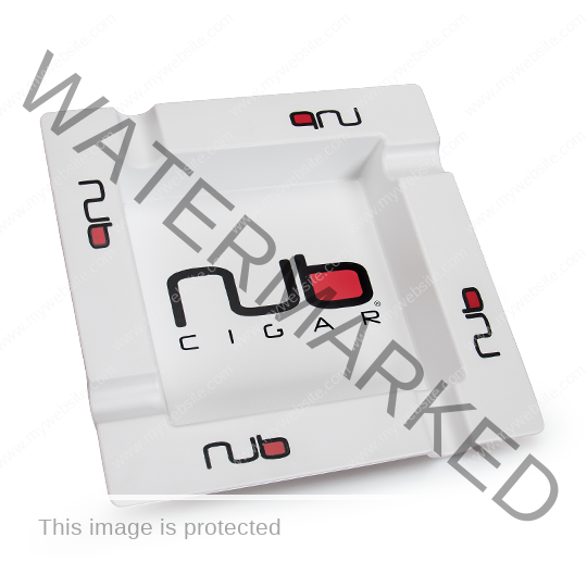 Nub Square 4-Finger Ashtray Nub Square 4-Finger Ashtray