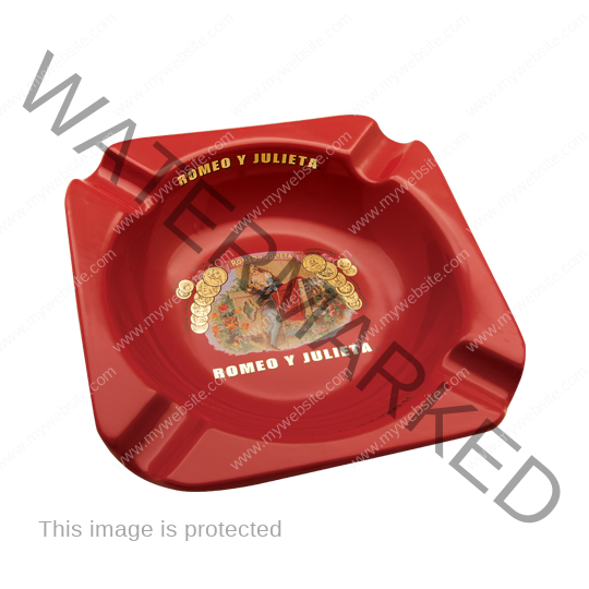Romeo y Julieta Square 4-Finger Ashtray Romeo y Julieta Square 4-Finger Ashtray